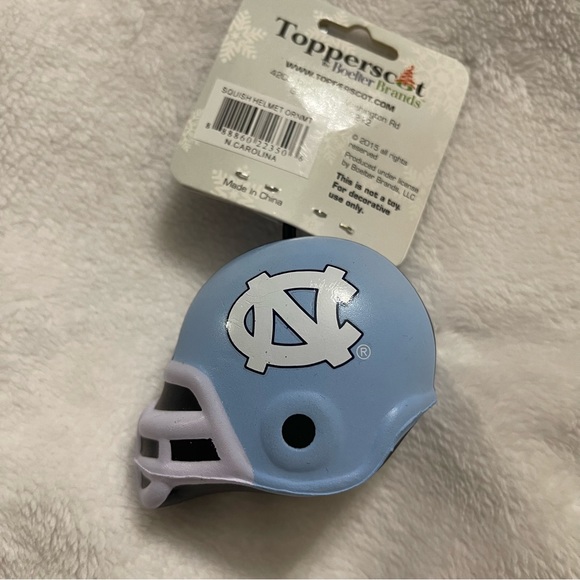 North Carolina ornament squish helmet New See Pictures small scuffs - Picture 3 of 8